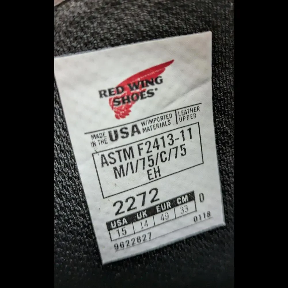 Red Wing Shoes mens red